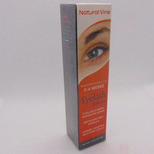 NATURAL VINE Eyelash & Brow Enhancing Serum 0.1oz/3ml NIB